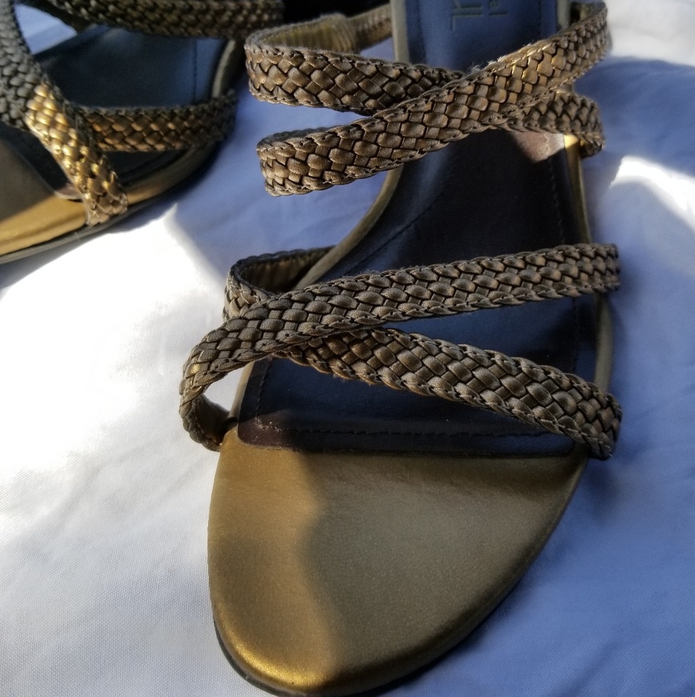 Natural soul metalic copper heels 9m